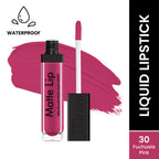Swiss Beauty Ultra Smooth Matte Liquid Lipstick - 30 Fuschsia Pink