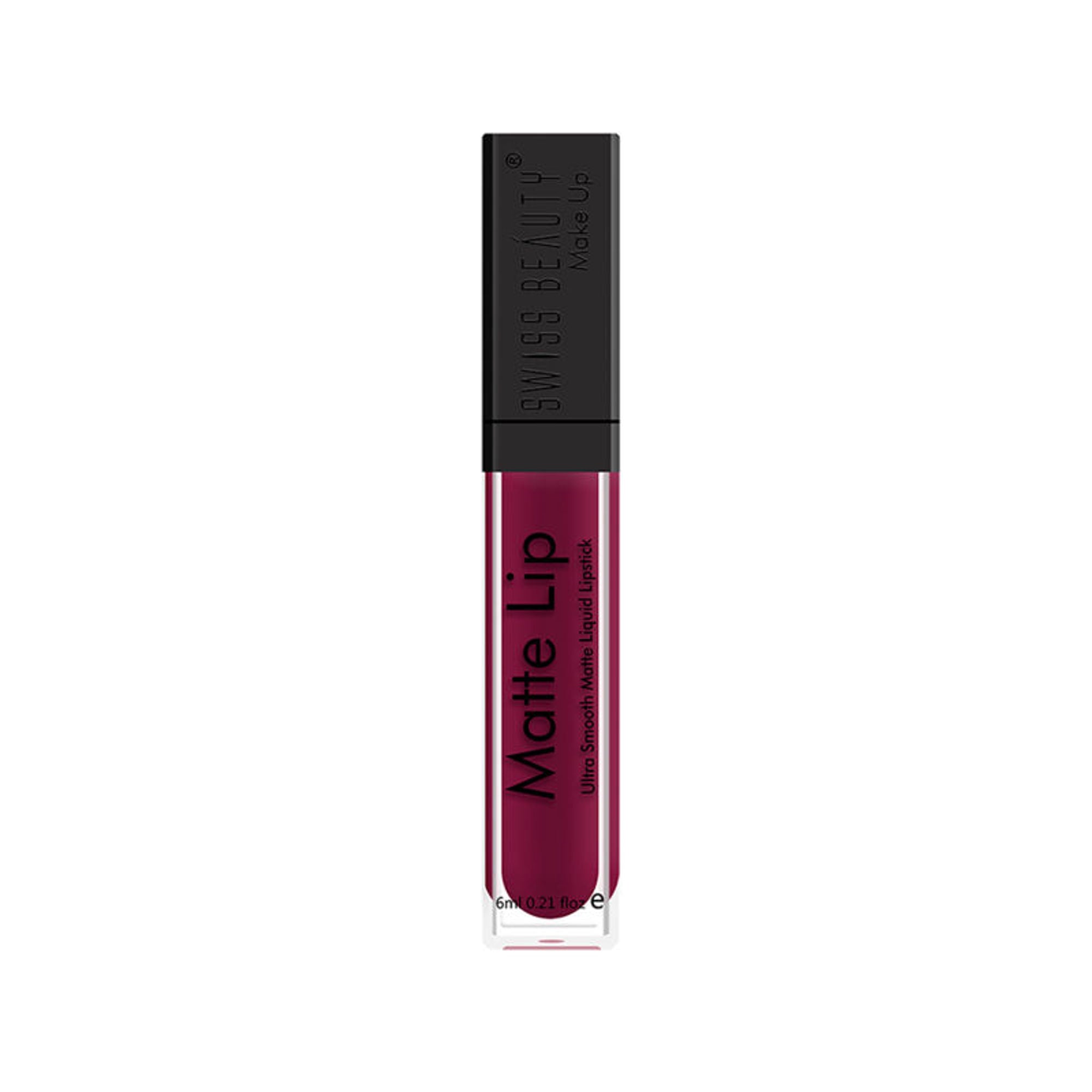 Swiss Beauty Ultra Smooth Matte Liquid Lipstick - 33 Wine - Distacart