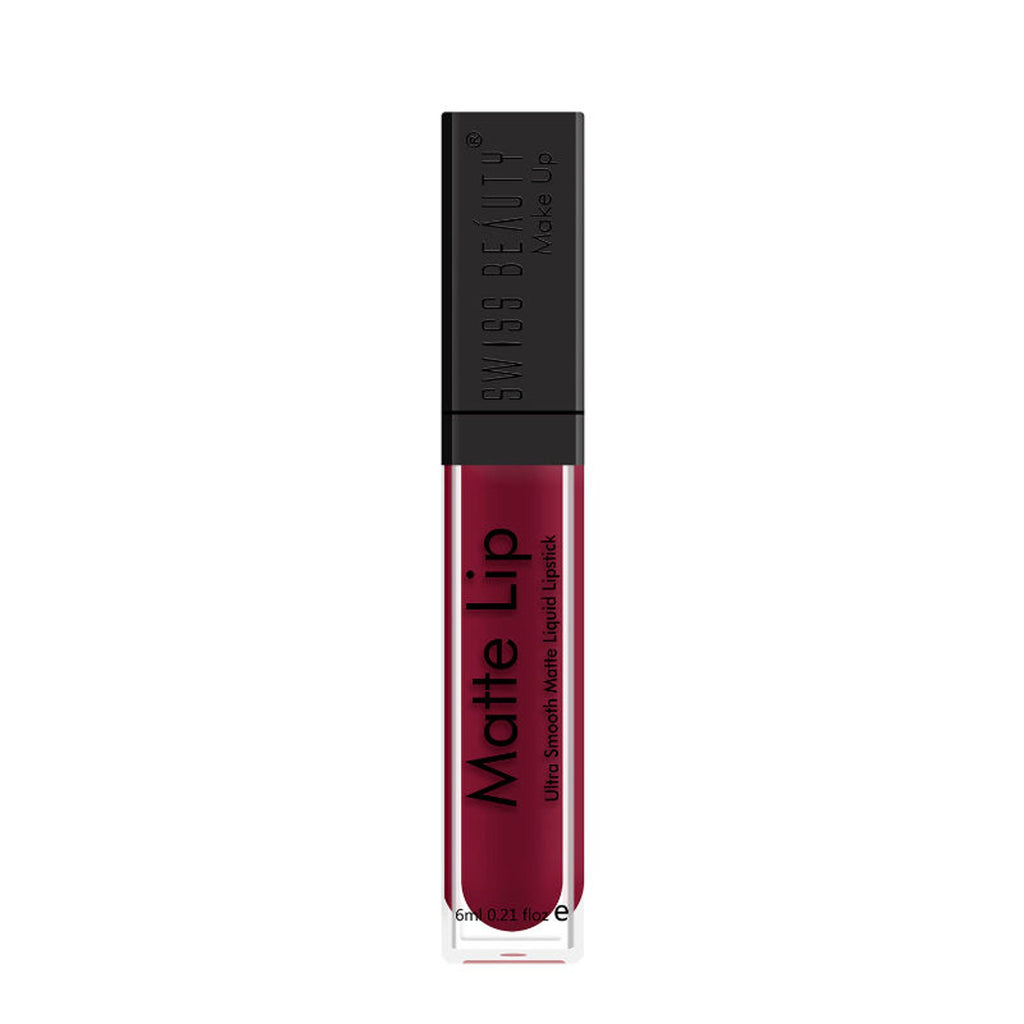 Swiss Beauty Ultra Smooth Matte Liquid Lipstick - 38 Manogany - Distacart