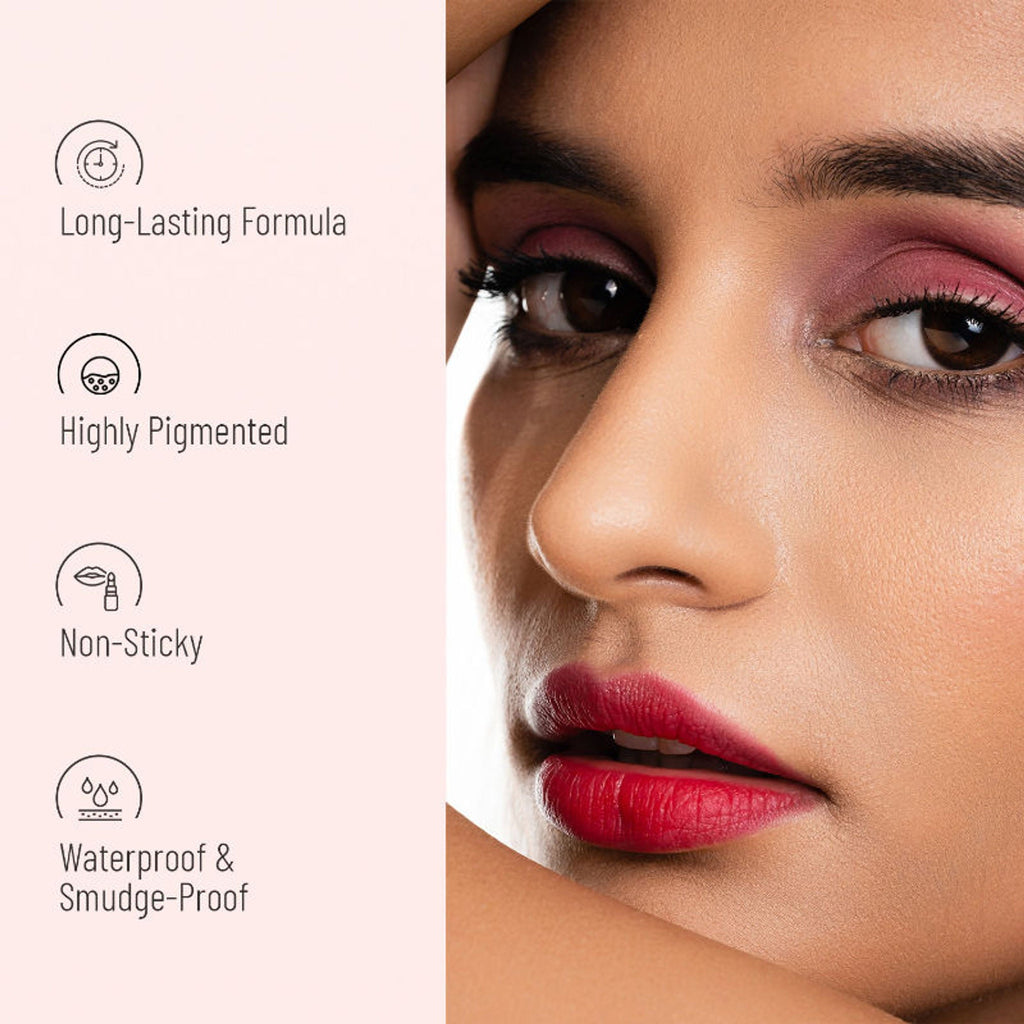 Swiss Beauty Ultra Smooth Matte Liquid Lipstick - 39 Ruby - Distacart