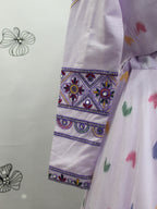 Myra Lovender Koti Style Cotton Embroidered Designer Navratri Special Lehenga