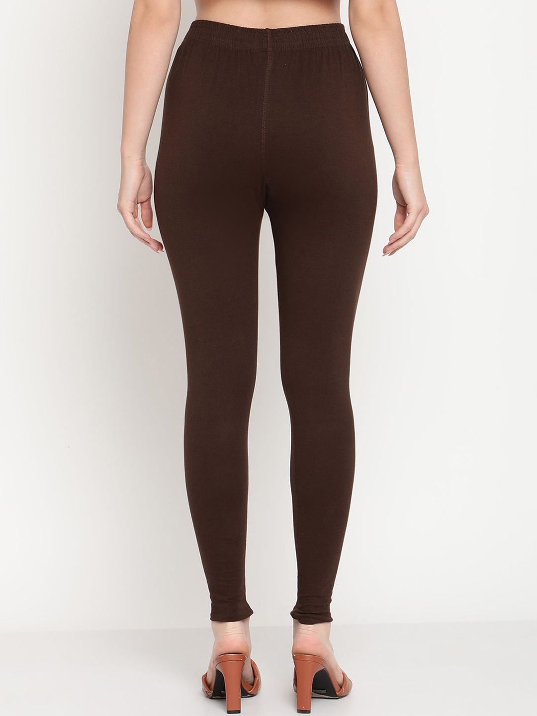 TAG 7 Pack of 2 Blue & Brown Ankle Length Leggings