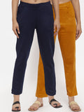 TAG 7 Women Pack of 2 Solid Leggings