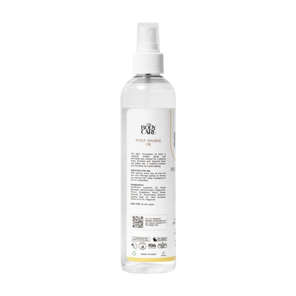 The Body Care Post Waxing Oil