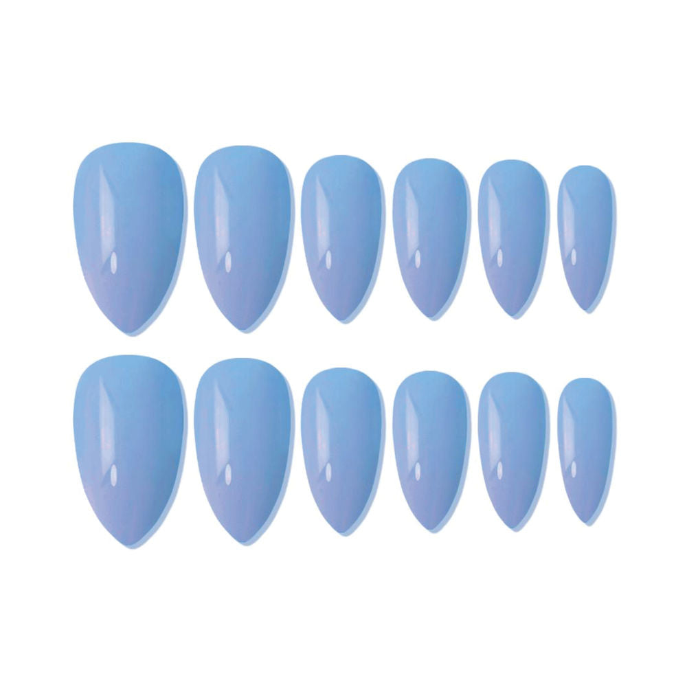 shills professional reusable press on nails almond spn654