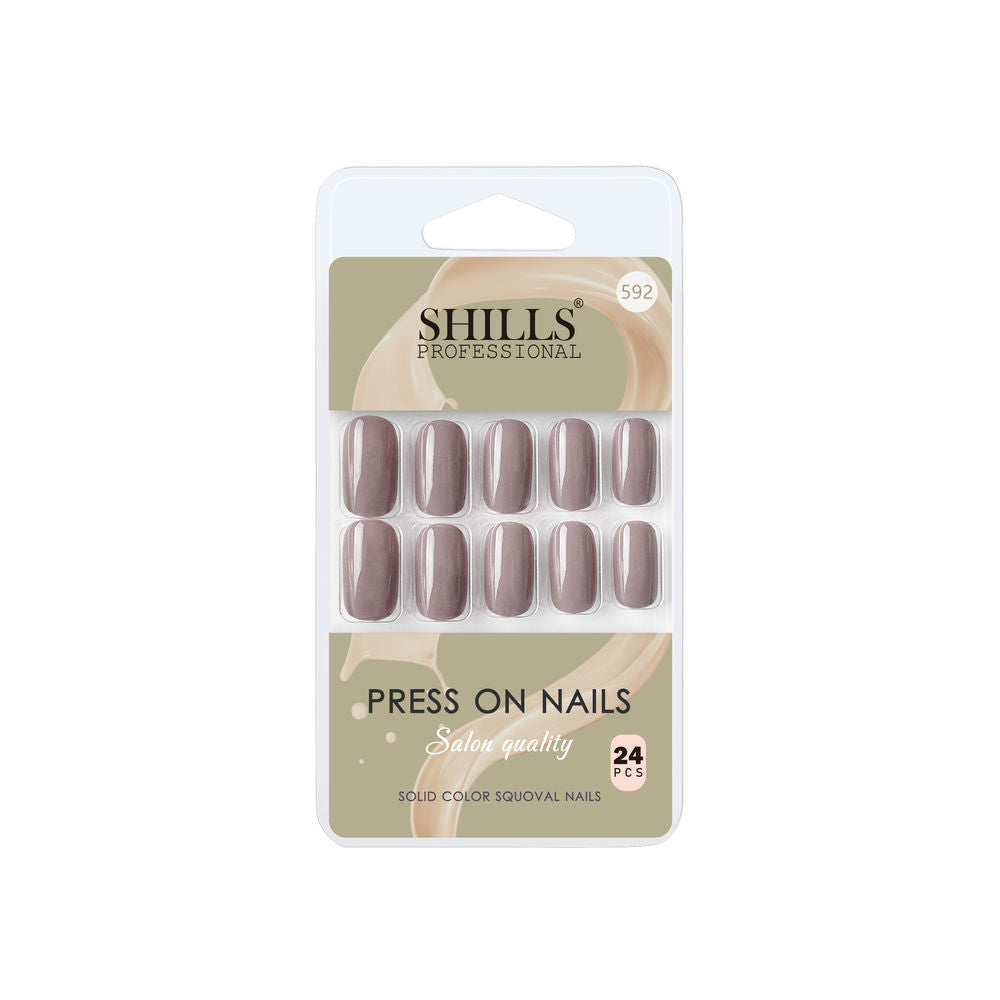 shills professional reusable press on nails square spn592