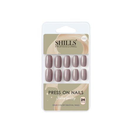 Shills Professional Reusable Press On Nails Square - SPN592