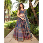 Lehenga Mart Glamorous Designer Lehenga Choli for Bridal and Bridesmaids Wedding Wear Choli