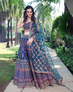 Lehenga Mart Glamorous Designer Lehenga Choli for Bridal and Bridesmaids Wedding Wear Choli