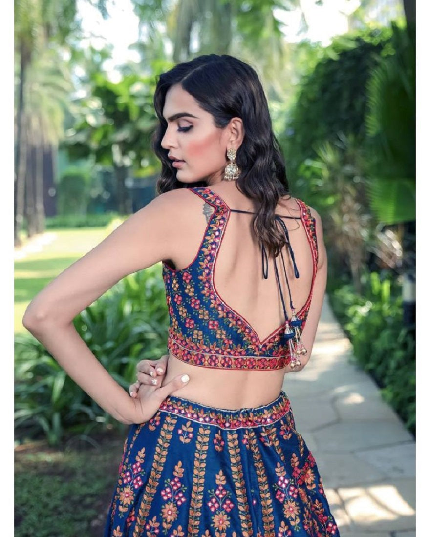 Lehenga Mart Glamorous Designer Lehenga Choli for Bridal and Bridesmaids Wedding Wear Choli