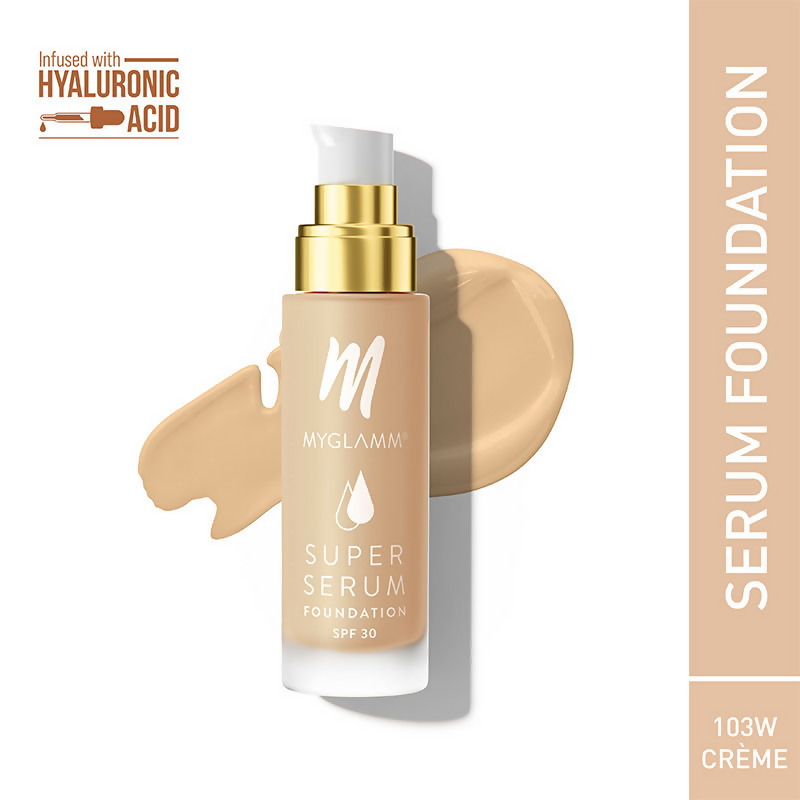 MyGlamm Super Serum Foundation - 201W Crêpe