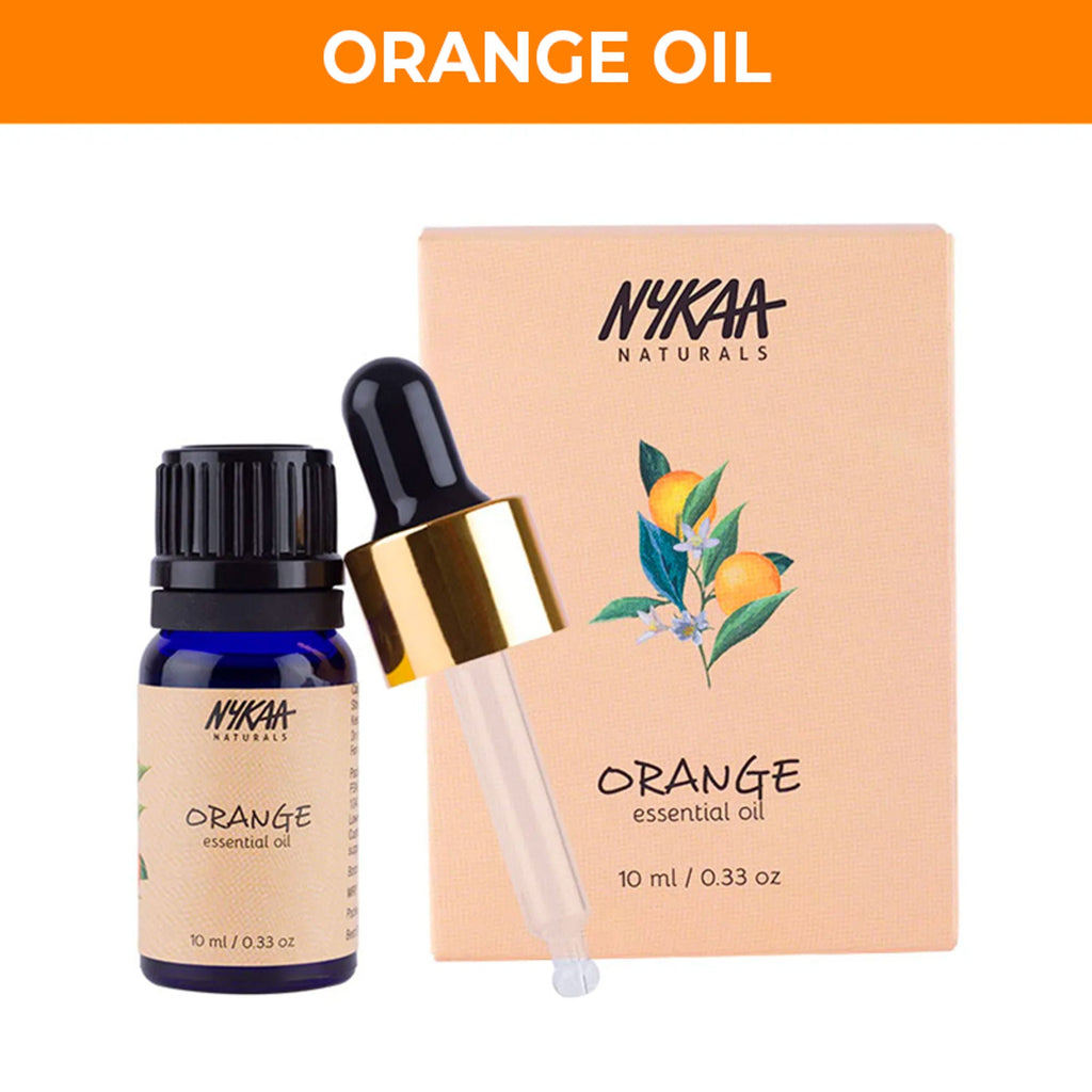 Nykaa Naturals - Orange Essential Oil For De-Tanning & Glowing Skin - 100% Natural