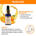 Nykaa Naturals - Orange Essential Oil For De-Tanning & Glowing Skin - 100% Natural