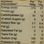 24 Mantra Organic Natural Puffed Rice Nutrition Information