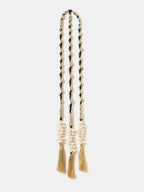 Ruby Raang Gold Gota Pati Work And Black Thread And Shells With Gold Stones - Distacart