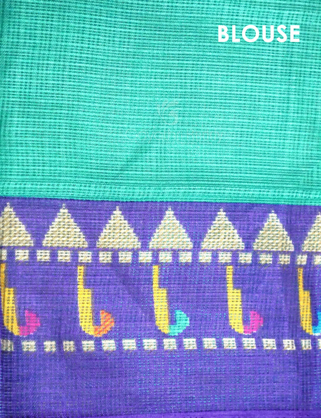 Sea Green Colored with Buttes Semi Silk Kota Saree By Gayathri Reddy Designer Studio