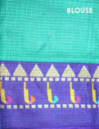Sea Green Colored with Buttes Semi Silk Kota Saree By Gayathri Reddy Designer Studio