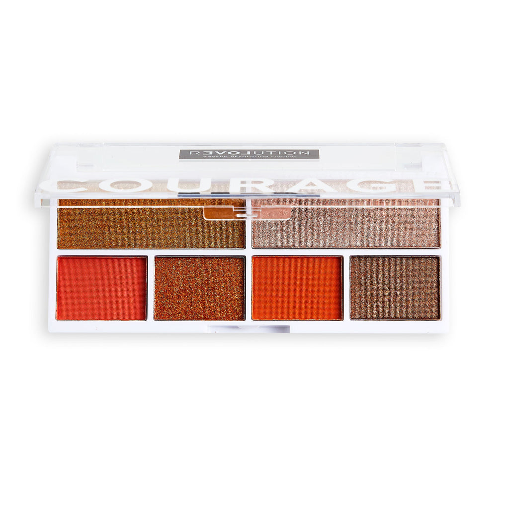 Makeup Revolution Relove Colour Play Eyeshadow Palette - Courage - Distacart