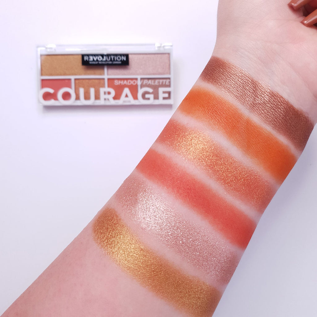 Makeup Revolution Relove Colour Play Eyeshadow Palette - Courage - Distacart