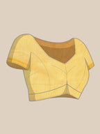 Sangria Yellow Floral Pure Chiffon Saree - Distacart