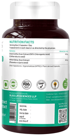 Bliss Welness Weight Management Carb Controller Green Coffee Bean Extract Veg Capsule