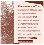 Minature Moroccan Red Clay Powder