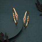 Tehzeeb Creations Brass Gold-Polished Bangle Set - Distacart
