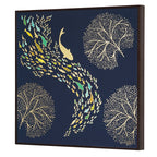 Tehzeeb Creations Golden Embossed Wall Painting