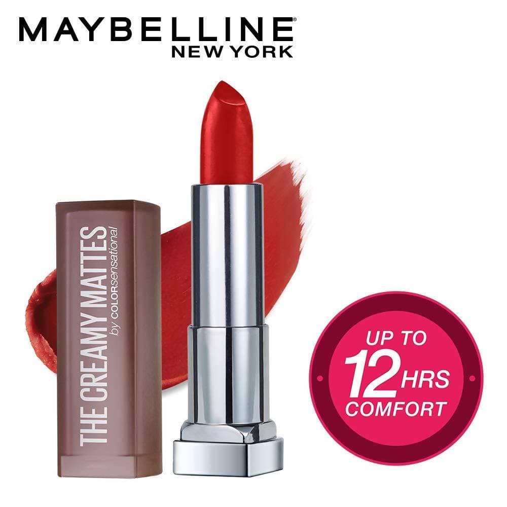 Maybelline New York Color Sensational Creamy Matte Lipstick / 634 Bold Crimson