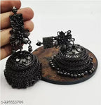 Tehzeeb Creations Women's Antique Colour Oxidised Earrings - Distacart