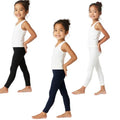 Chilins Lycra Black,Blue,White Cotton Legging for Girls