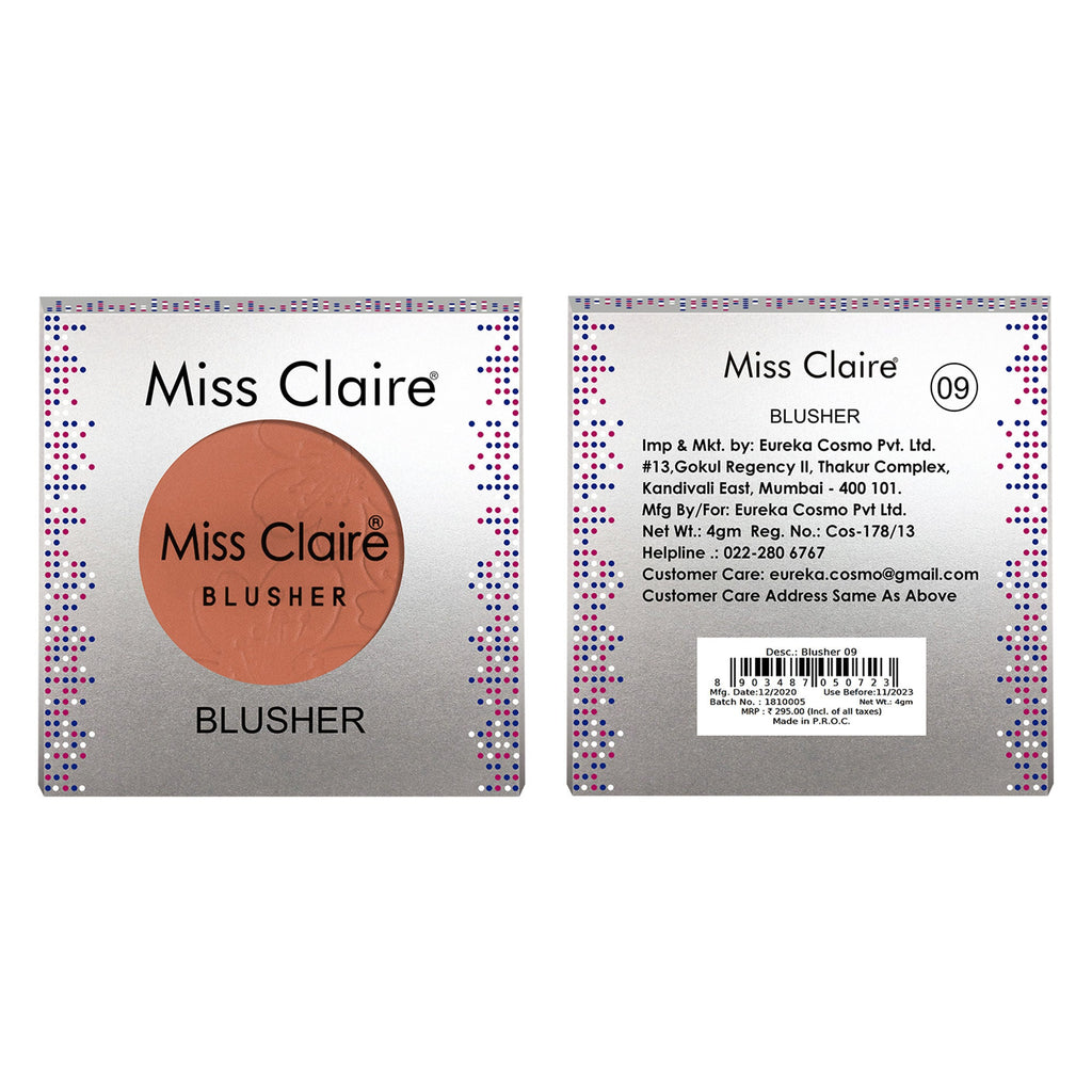 Miss Claire Round Blusher - 9 - Distacart