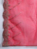 Indo Era Ethnic Motifs Embroidered Sequinned Liva Kurta With Trousers & Dupatta - Distacart