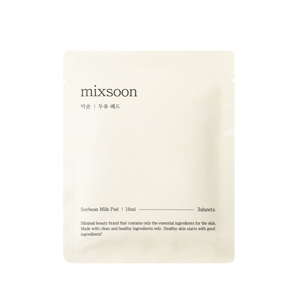 Mixsoon Soybean Milk Pad, Brightens & Deeply Hydrates Dry, Dull Skin with Fermented Soy - Distacart