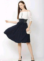 PAVONINE Navy Blue Color Kansai Midi For Girls - Distacart