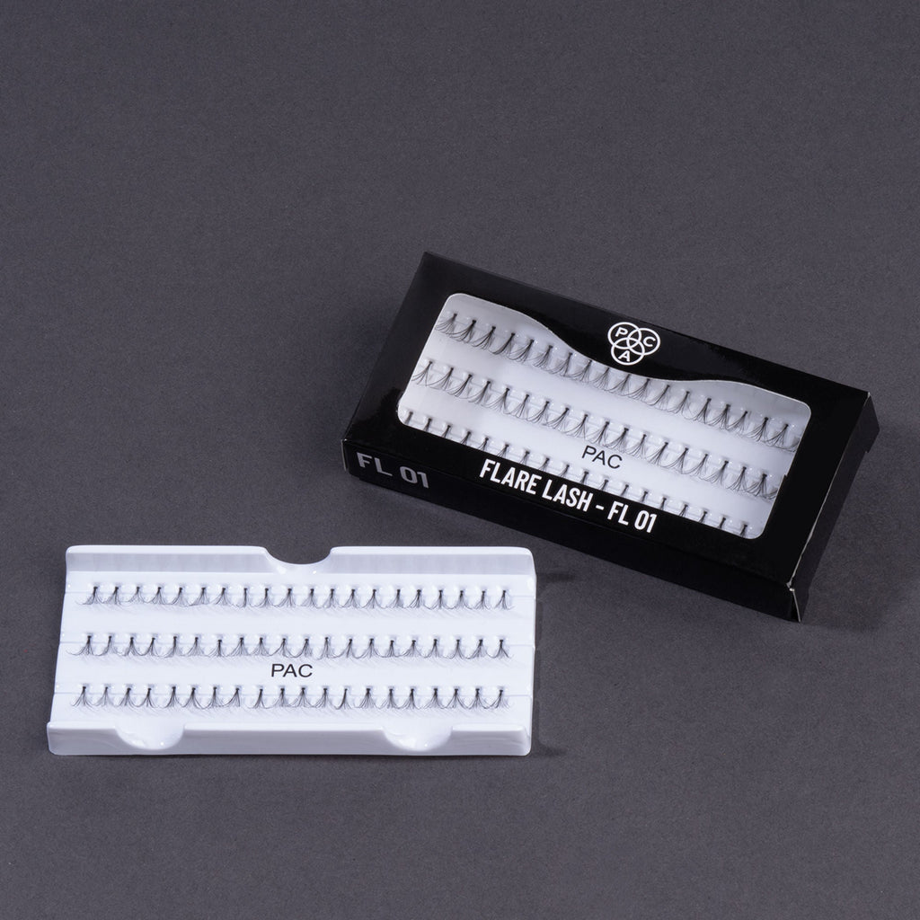 PAC Studio Flare Lash FL1 - Natural Cluster Lashes with Short, Long & Thick Strands for Versatile Looks