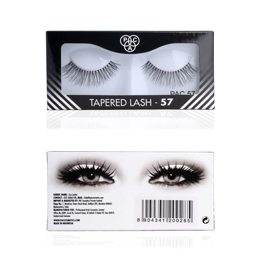 PAC Studio Tapered Lash 57 - Handmade Natural Looking, Reusable up to 12x, Seamlessly Blends with Lashes