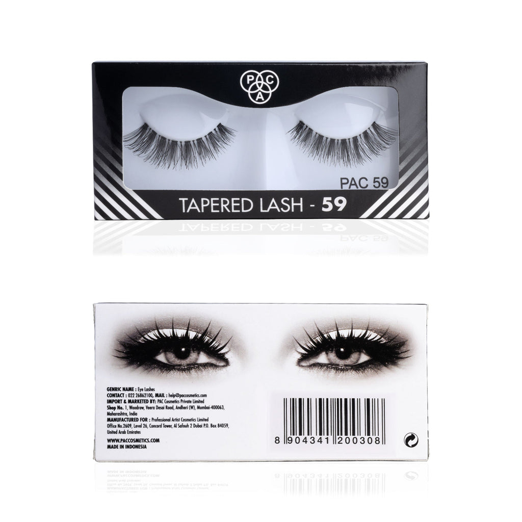 PAC Studio Tapered Lash 59 - Handmade Natural Looking, Reusable up to 12x, Seamlessly Blends with Lashes - Distacart