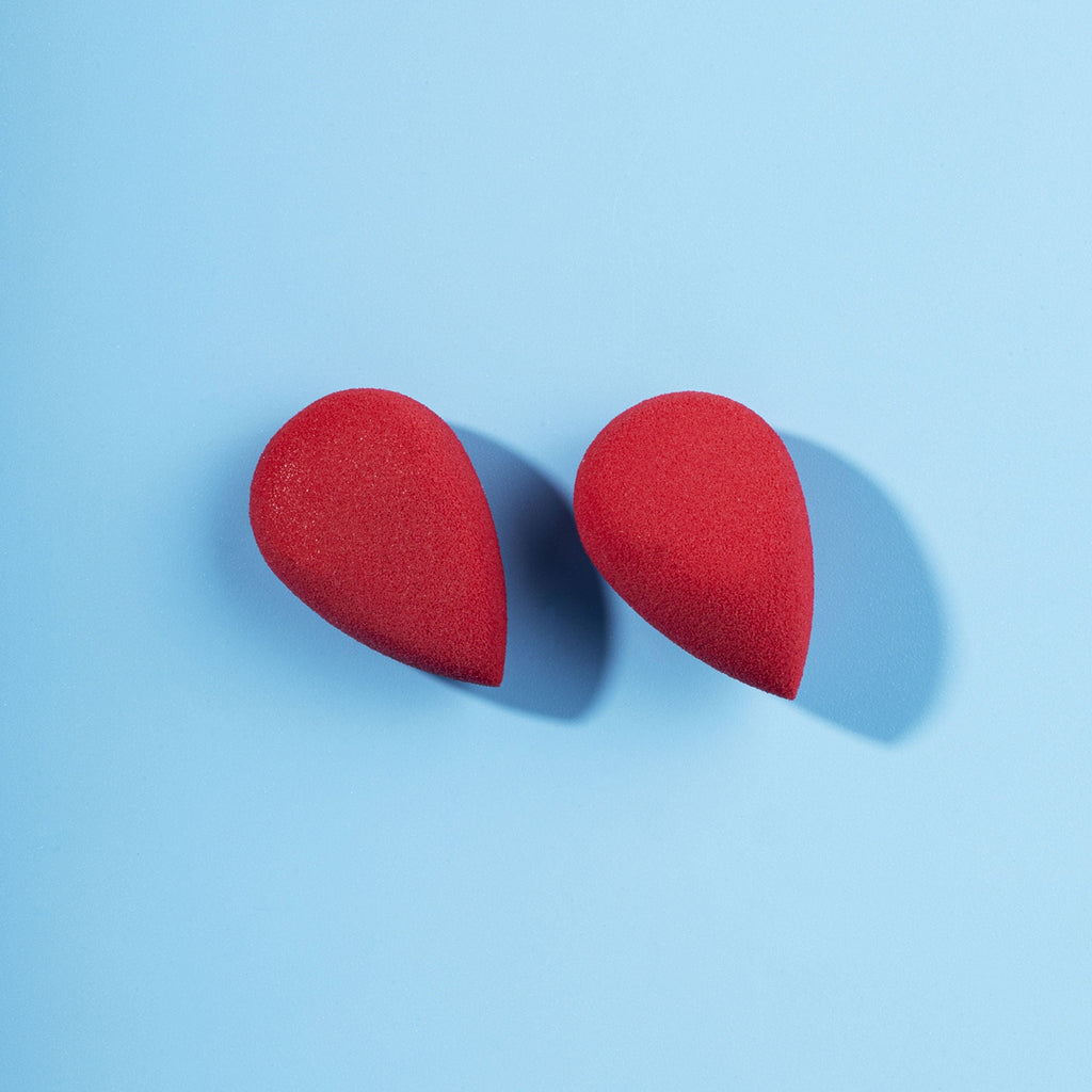 Mini Sponge Set Water Drop - Red - Distacart