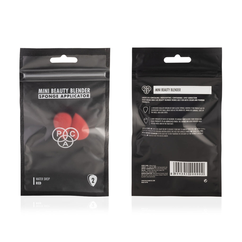 Mini Sponge Set Water Drop - Red - Distacart