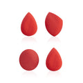 PAC Studio Mini Sponge Set (Water Drop, Egg, Olive Cut) (Red)