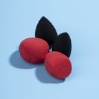 PAC Studio Beauty Blender Sponge (Mini) (4 Pcs) (Red + Black) (Mix)