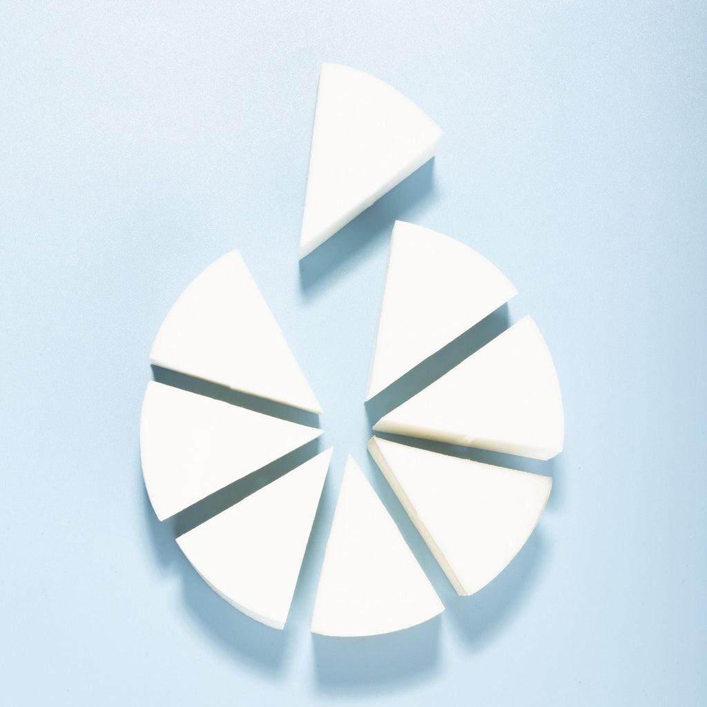 PAC Studio Makeup Sponge (Triangle Pie)(White)