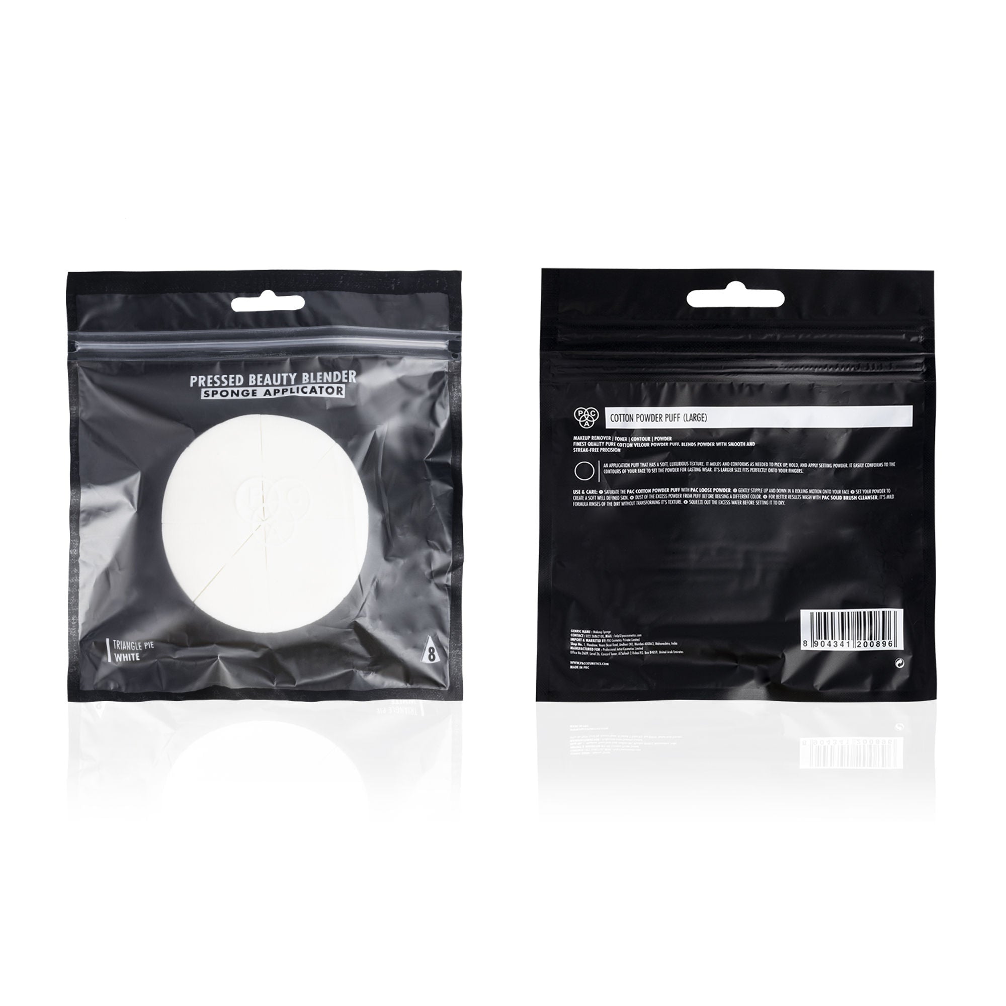 PAC Studio Makeup Sponge (Triangle Pie)(White)
