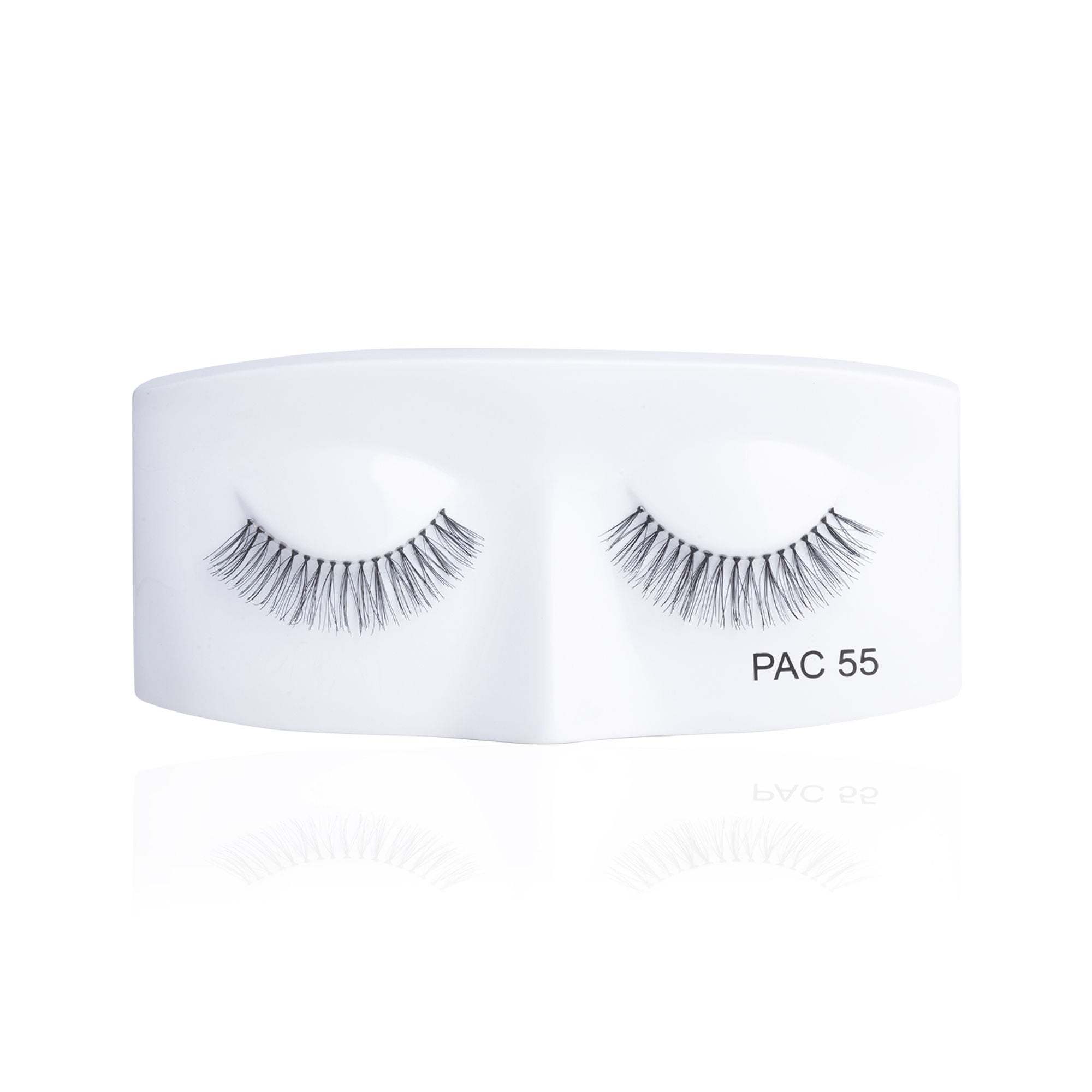 PAC Tapered Lash 55 - Handmade Natural Looking, Reusable up to 12x, Seamlessly Blends with Lashes