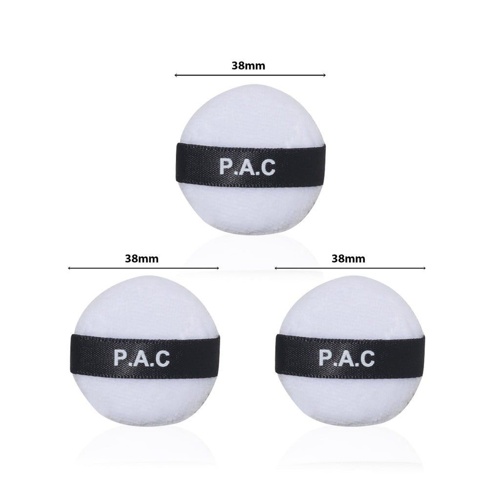 Pac Mini Cotton Puff Round White 3 Pcs