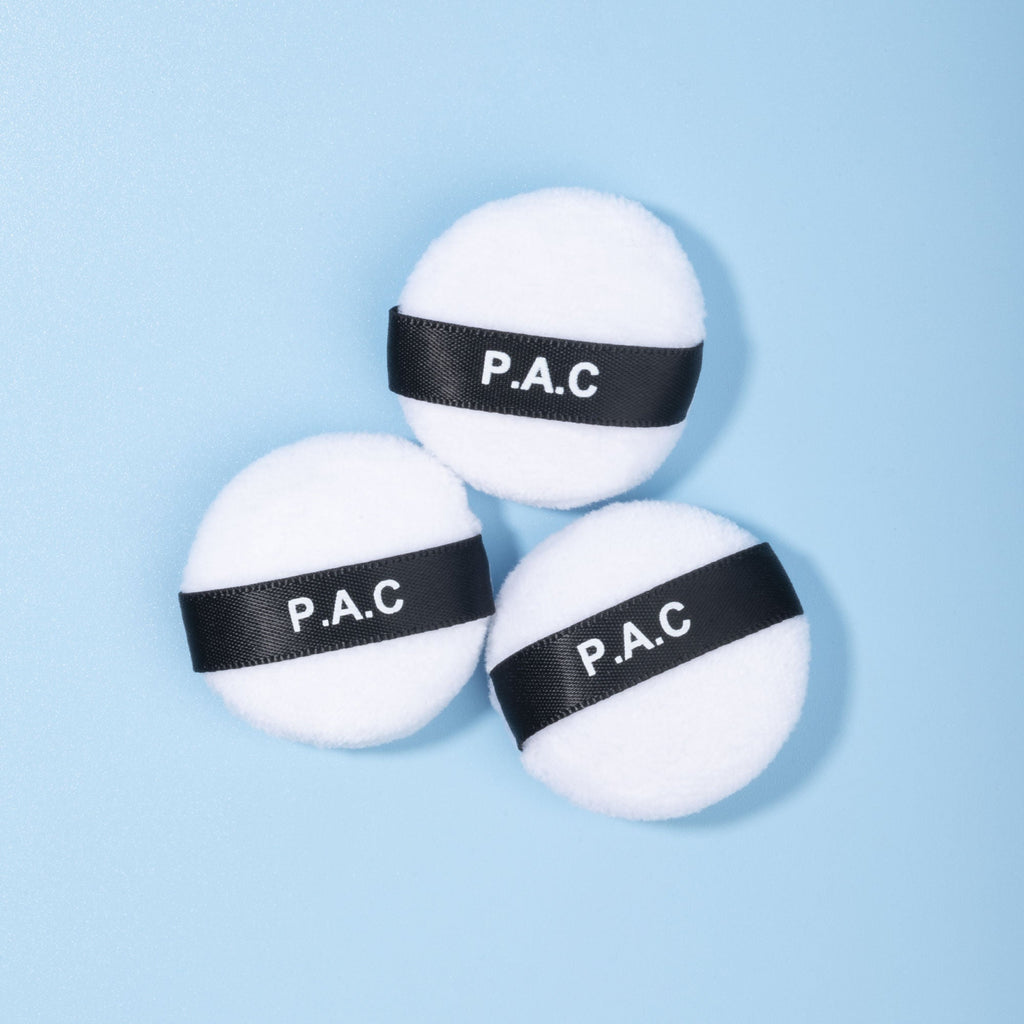 PAC Studio Mini Cotton Puff Round White 3 Pcs - Distacart