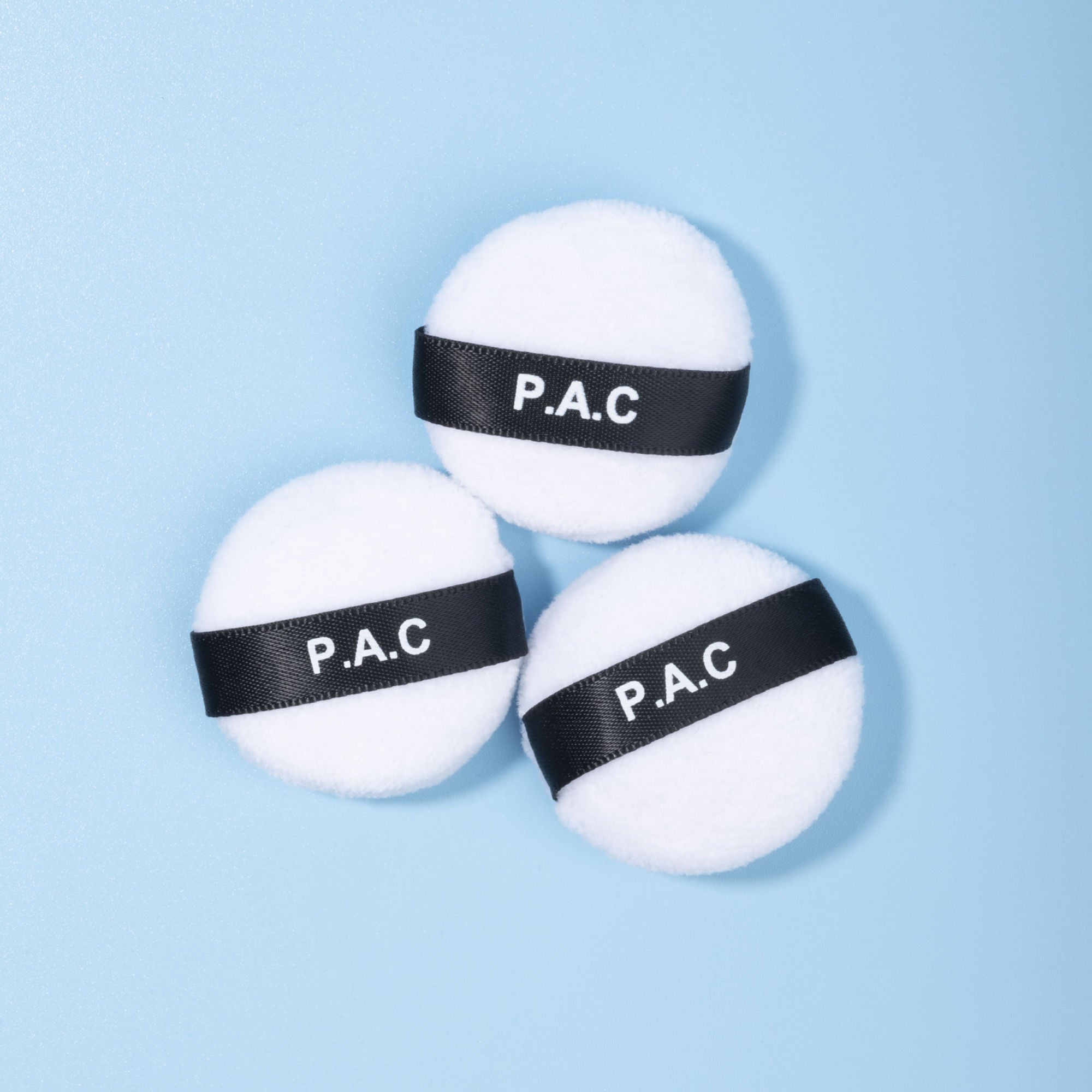 PAC Studio Mini Cotton Puff Round White 3 Pcs - Distacart