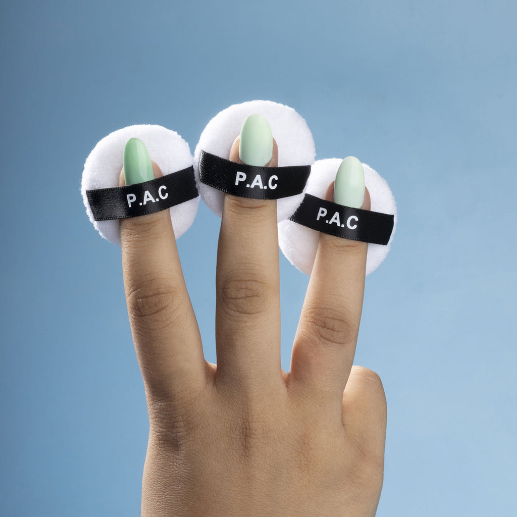 PAC Studio Mini Cotton Puff Round White 3 Pcs - Distacart