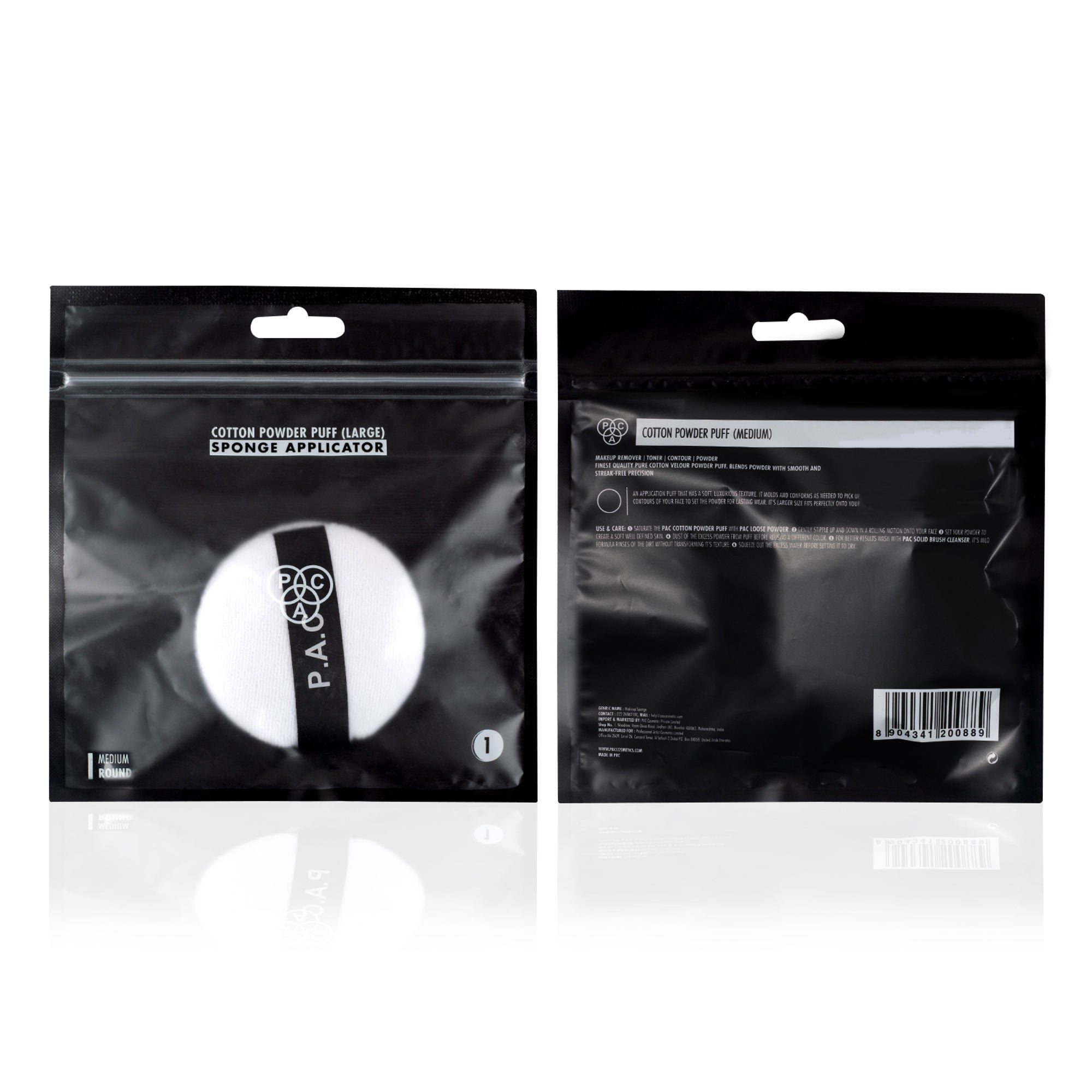 PAC Studio Medium Cotton Round Puff - Distacart